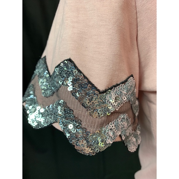 Pink Sequin  Eye Design Shirt - Picture 4 of 5